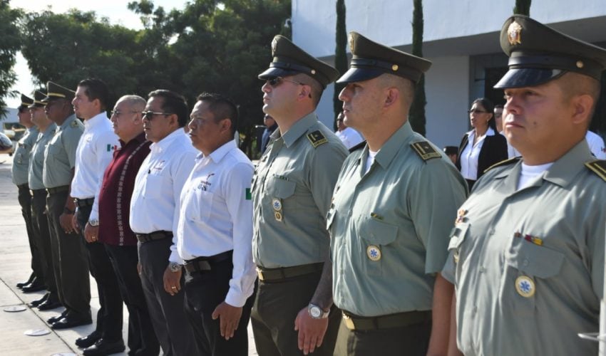 Concluye Guardia Estatal capacitación impartida por la Policía Nacional de Colombia