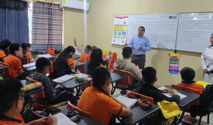 Concientizan a niños y niñas de primaria sobre conductas antisociales