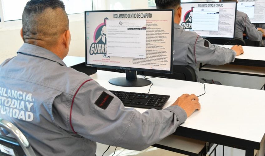Realizan custodios penitenciarios evaluación de conocimientos técnicos para promoción de grado