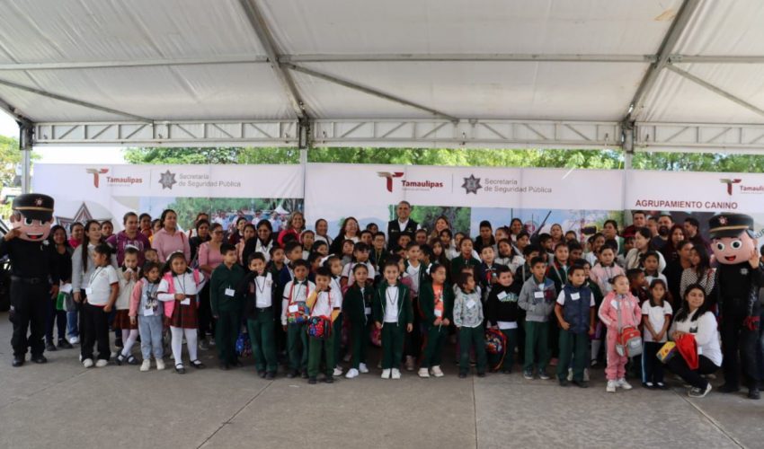 Niños y niñas de Tamaulipas celebran tercer aniversario de la Guardia Estatal