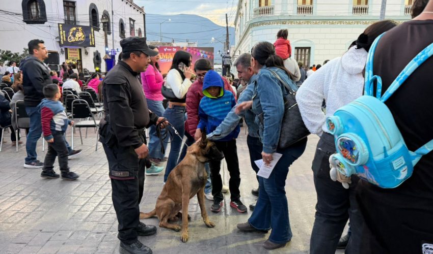 Convive Guardia Estatal con familias victorenses