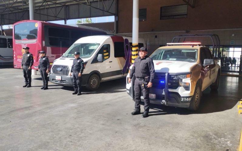 Implementa Guardia Estatal de Género operativo Ruta Segura en Centrales de Autobuses de Nuevo Laredo y Mante