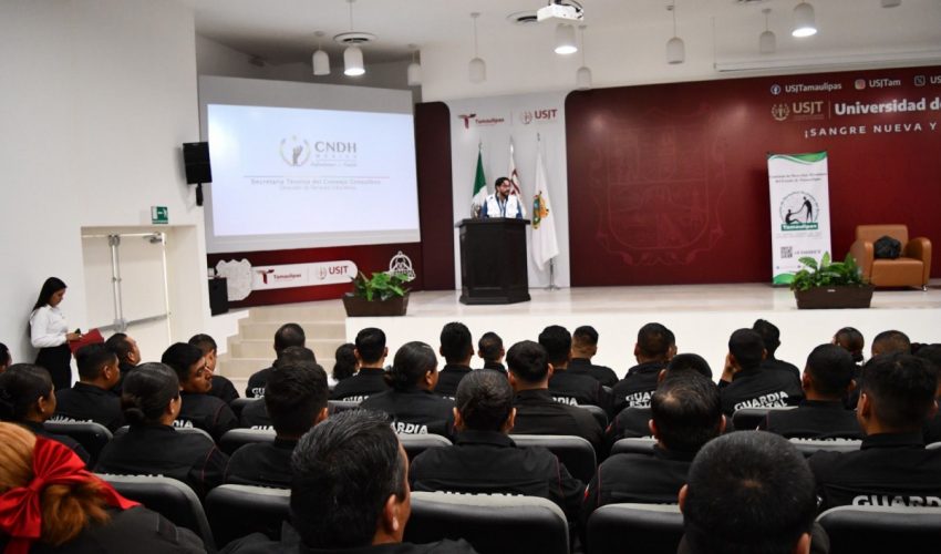 Recibe Guardia Estatal capacitación intensiva en derechos humanos