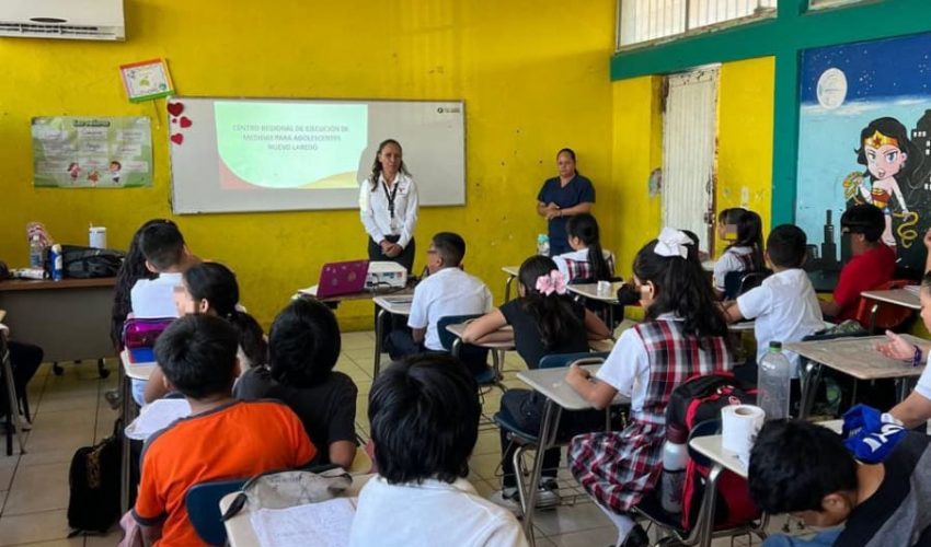 Impulsa SSPT cultura de la prevención en estudiantes de Nuevo Laredo
