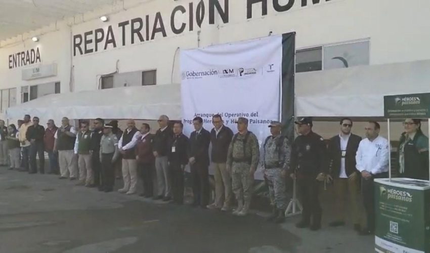 Participa Guardia Estatal en banderazo de operativo “Heroínas y Héroes Paisanos” en Nuevo Laredo