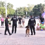 Con más de tres mil acciones operativas y de proximidad, el Agrupamiento Canino de la Guardia Estatal fortalece la prevención y combate al delito en Tamaulipas