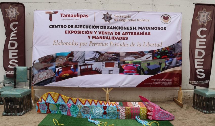 Con “Feria del Emprendimiento” CEDES Matamoros promueve inclusión laboral de PPLs