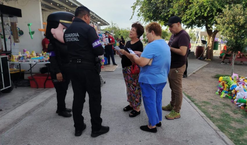 Implementa Guardia Estatal de Género operativo “Ruta Segura” e instala módulo preventivo en Nuevo Laredo