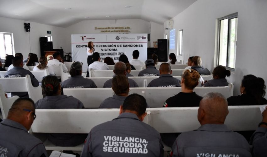 Recibe personal de CEDES Victoria capacitación para brindar trato digno a PPLs adultas mayores