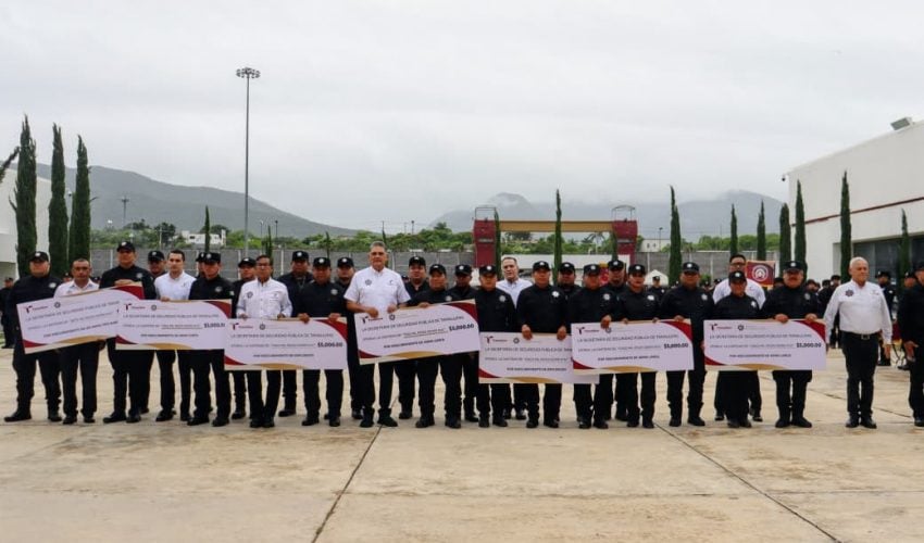 Realiza SSPT séptima entrega de estímulos económicos por aseguramiento de armas