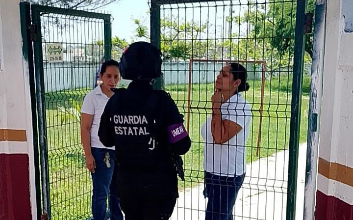 Con Operativo “Escuela Segura”, Guardia Estatal de Género mantiene proximidad con estudiantes