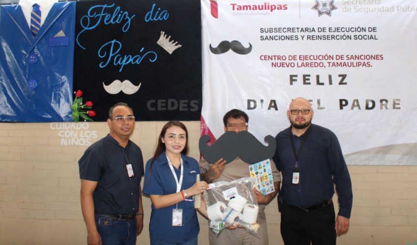 Celebran Día del Padre en CEDES Laredo con lotería y convivencia