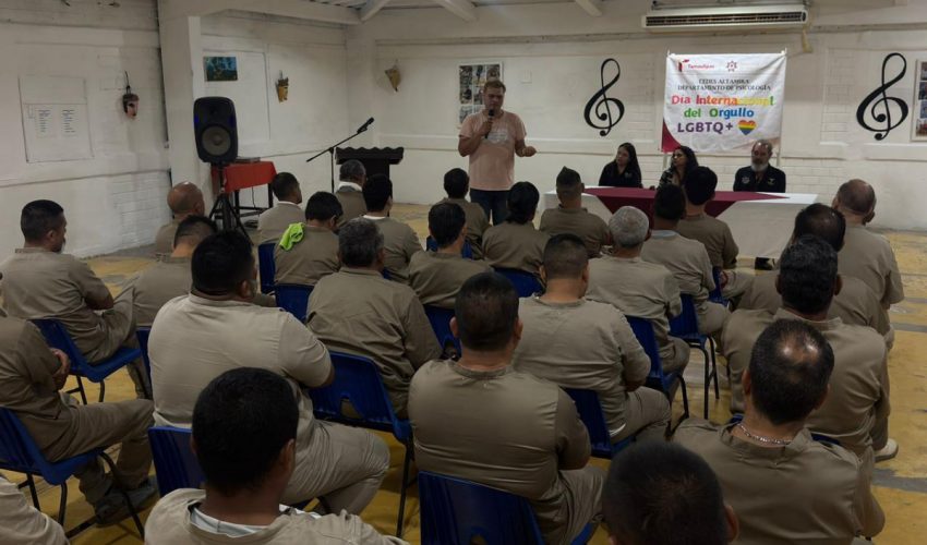 Reciben PPLs del CEDES Altamira orientación sobre diversidad sexual y cero discriminación