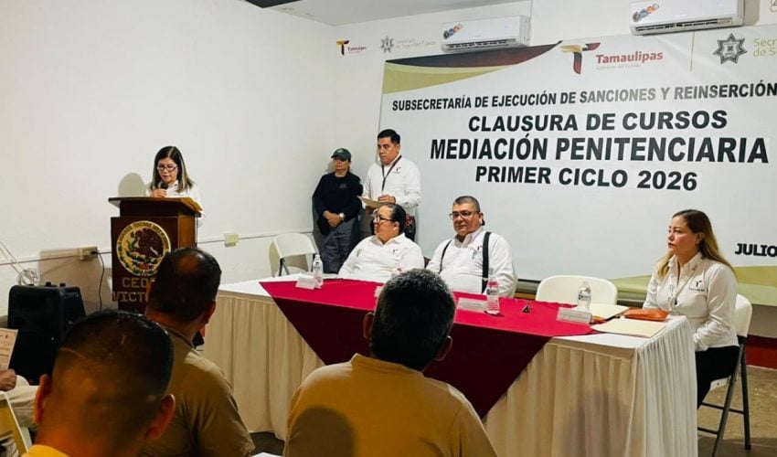 Certifican a PPL de los CEDES Victoria y Altamira en Mediación Penitenciaria