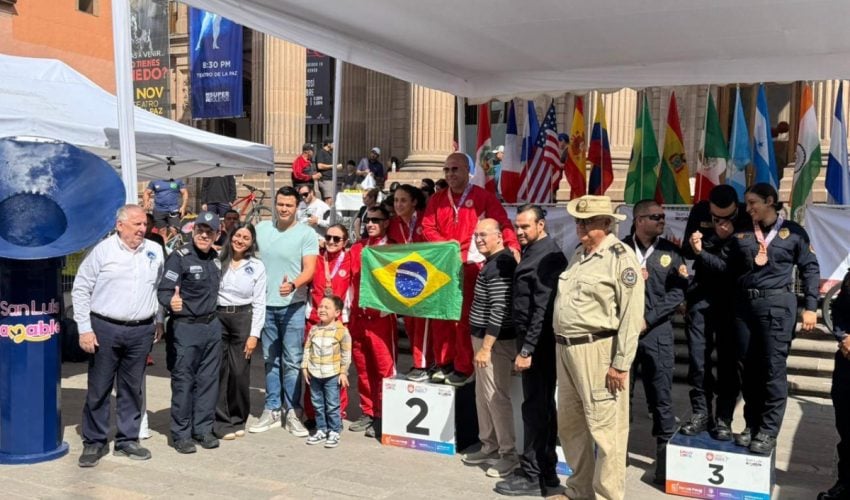 Tamaulipas reconoce el talento y compromiso de policías y bomberos en los XII Juegos Latinoamericanos