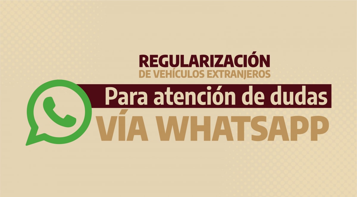 Contacta Whatsapp REPUVE – Regularización de vehículos