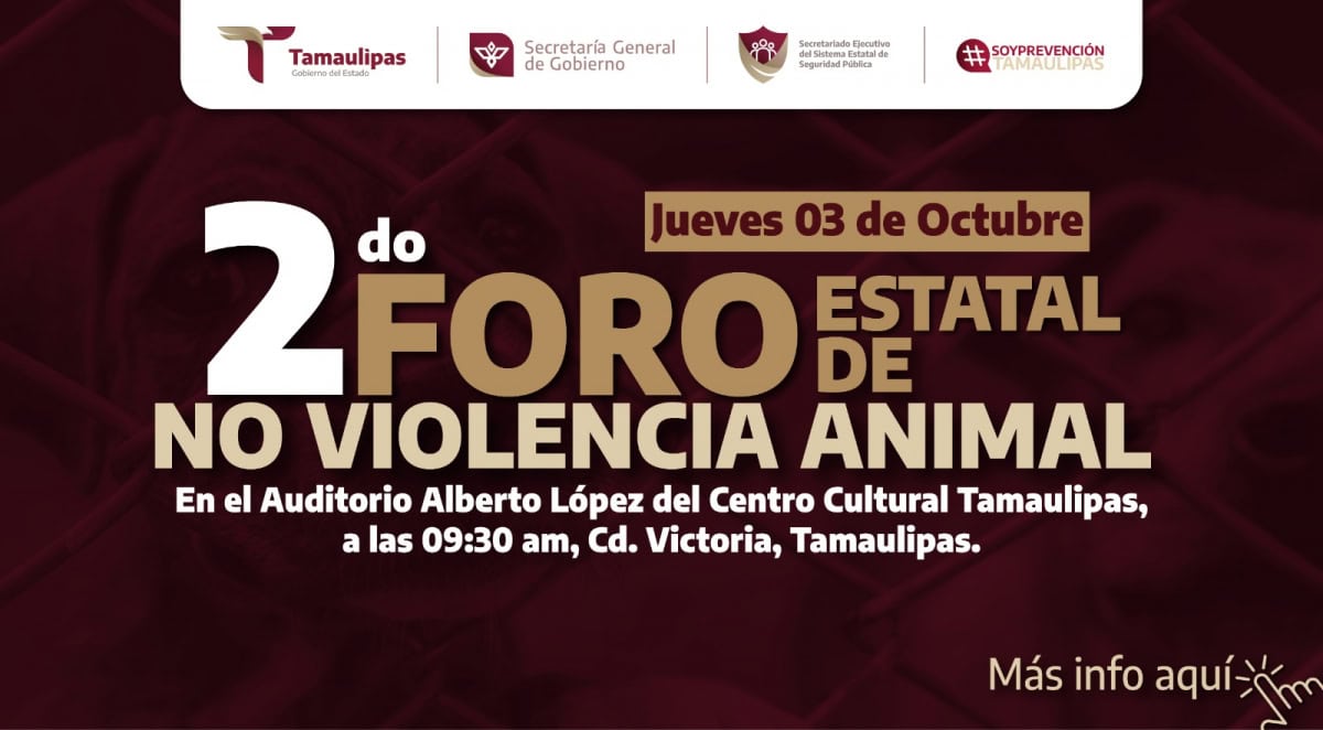 2do Foro Estatal de No Violencia Animal