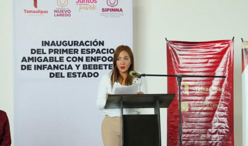 Inauguran en Nuevo Laredo el Primer Espacio Amigable con Enfoque de Infancia y Bebeteca en Tamaulipas