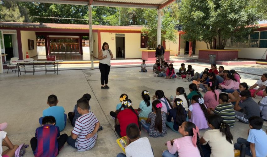 Refuerza SIPINNA Tamaulipas acciones de promoción de derechos y salud mental en Palmillas