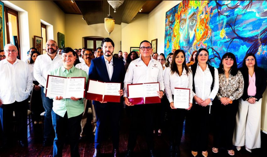 Firman SIPINNA Tamaulipas e INJUVE convenio para fortalecer derechos y participación adolescente
