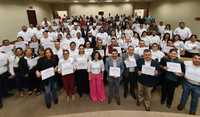 Reconocen a personal de la Secretaría del Trabajo por capacitación en la plataforma gratuita PROCADIST