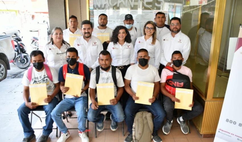 Trabajadores de Mante, Ocampo y Gómez Farías son contratados para laborar en Carolina del Sur