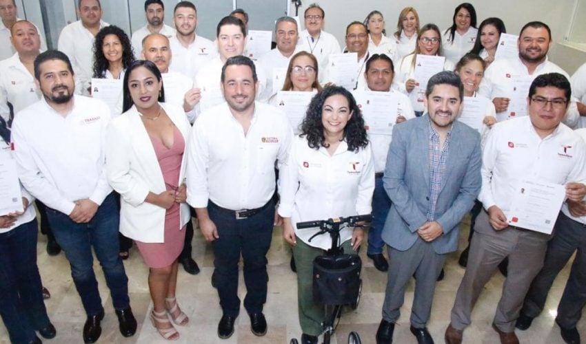 Gobierno de Tamaulipas y Conocer entregan constancias de competencias laborales a inspectores del Trabajo