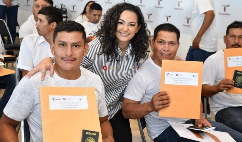 Gobierno de Tamaulipas promueve movilidad laboral para más de 40 personas en Estados Unidos y Canadá