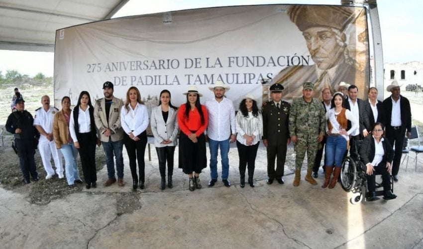 Olga Sosa asiste al 275 aniversario de Villa de Padilla