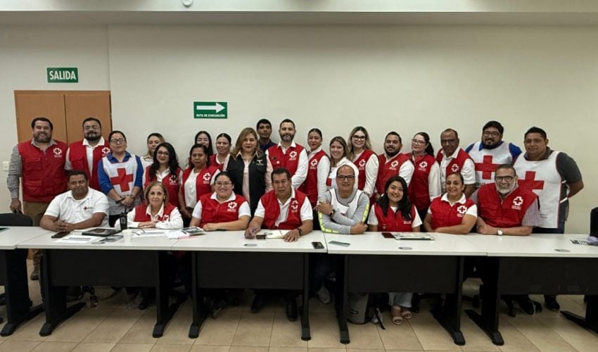 Capacita Secretaría del Trabajo a personal de la Cruz Roja en Tampico en materia de seguridad e higiene laboral