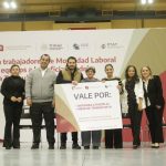 Encabeza Luis Gerardo Illoldi Reyes encuentro con trabajadores de Movilidad Laboral y entrega de equipos del subprograma Tamaulipas Equipa