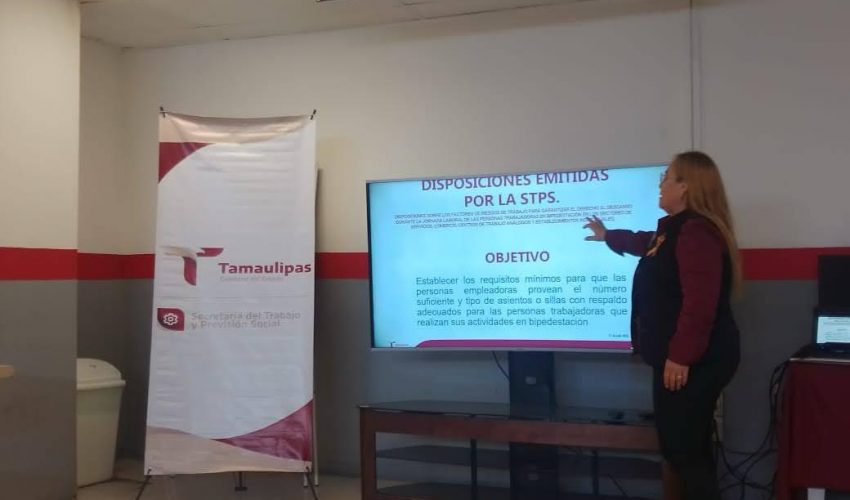 Fortalece STPS acciones en favor del trabajo digno en Tamaulipas