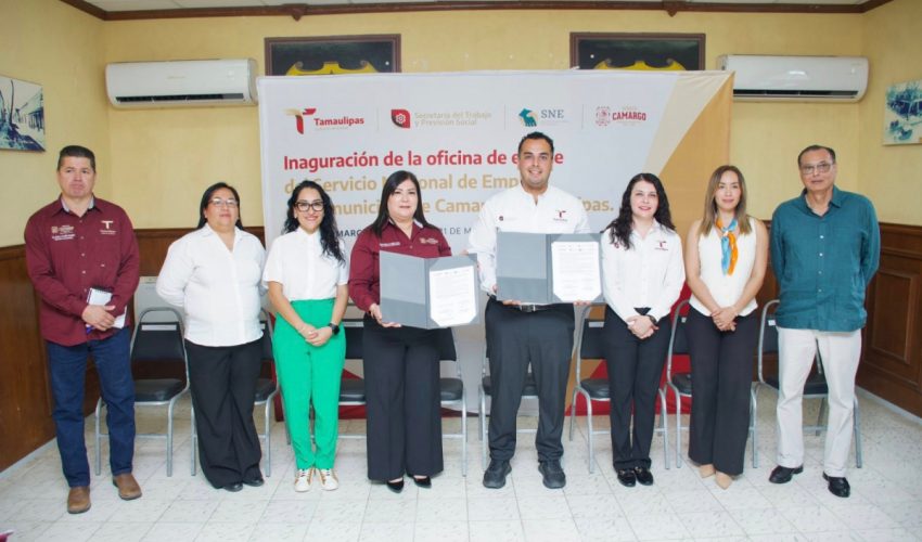Inauguran Oficina de Colaboración del Servicio Nacional de Empleo en Camargo