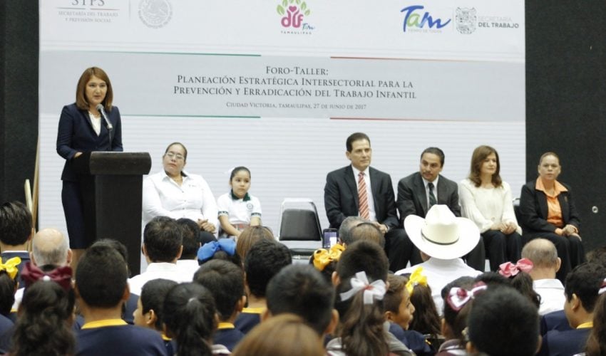 Implementan Foro-Taller, para la prevención y erradicación del trabajo infantil en Tamaulipas