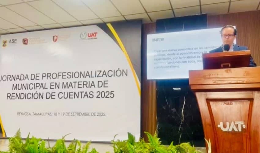 Participa SABG en las  Jornadas de Profesionalización Municipal 2025 en Reynosa