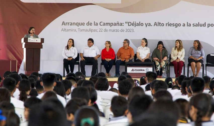 Inicia SET campaña de concientización antivapeo en estudiantes de secundaria