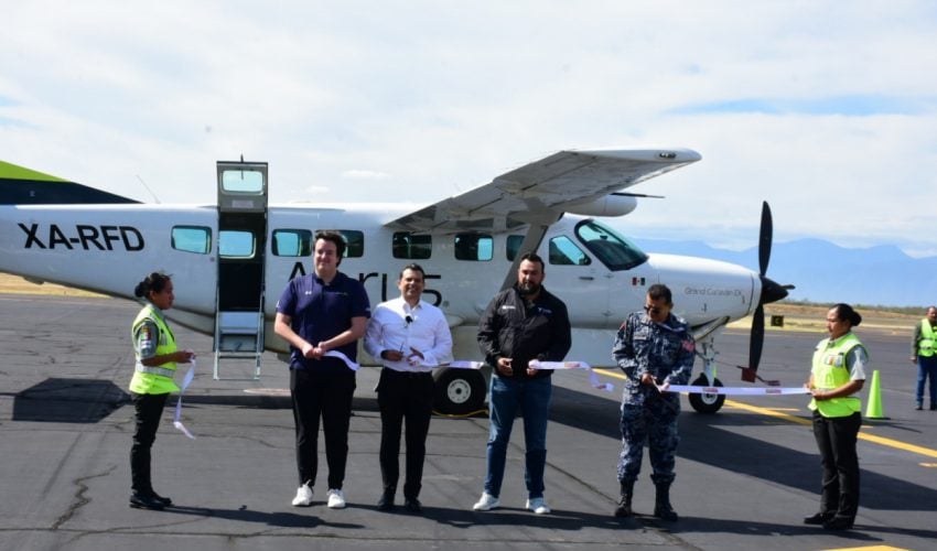 Arrancan operaciones de nuevas rutas de AERUS en Tamaulipas