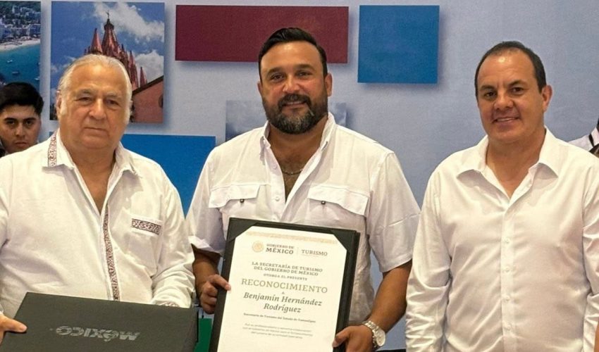 Reconoce federación a Tamaulipas por su impulso al turismo