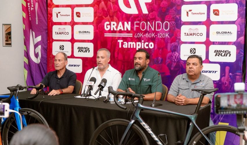 Presentan El Gran Fondo Tampico; el reto ciclista de 40, 60 y 120 km