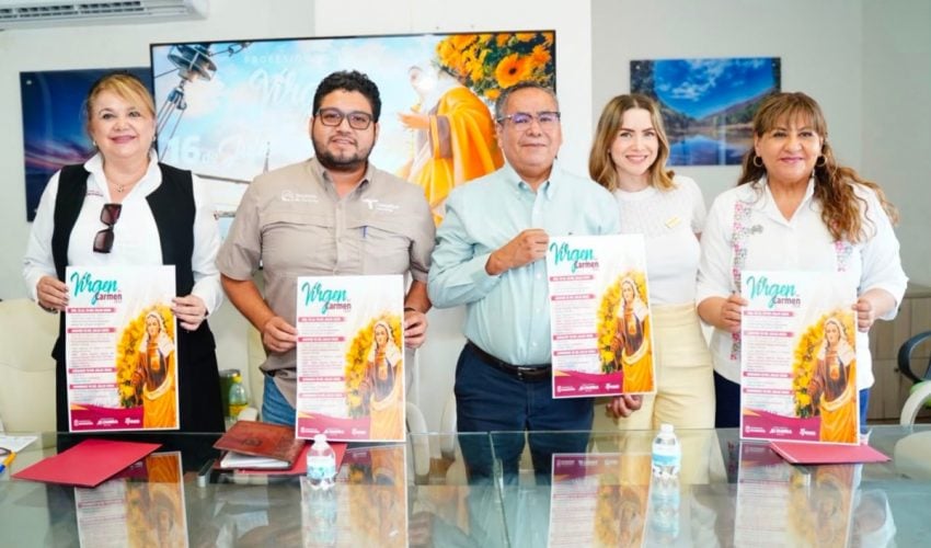 Invitan a presenciar la XVI procesión náutica de la Virgen del Carmen en el sur de Tamaulipas