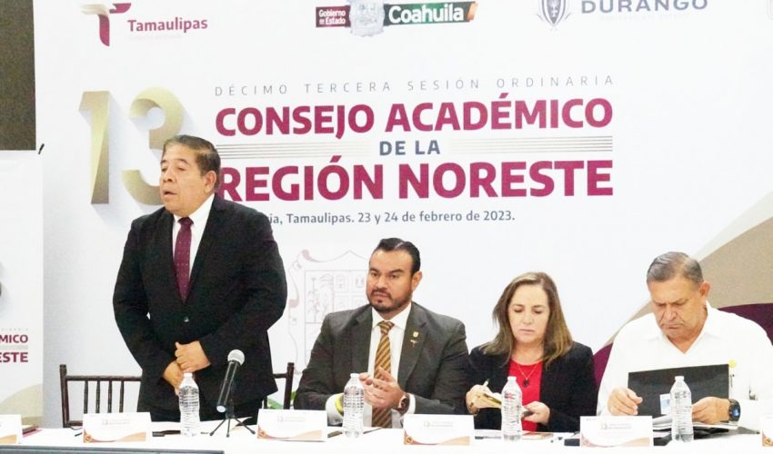 Inaugura secretario de Seguridad Pública la décimo tercera sesión ordinaria del Consejo Académico Región Noreste