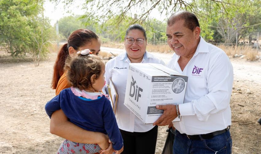Arranca DIF Tamaulipas humanismo alimentario con entrega de 73 mil despensas