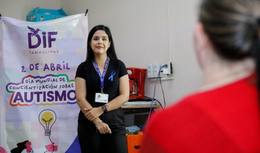 DIF Tamaulipas comprometido con la atención y tratamiento del autismo