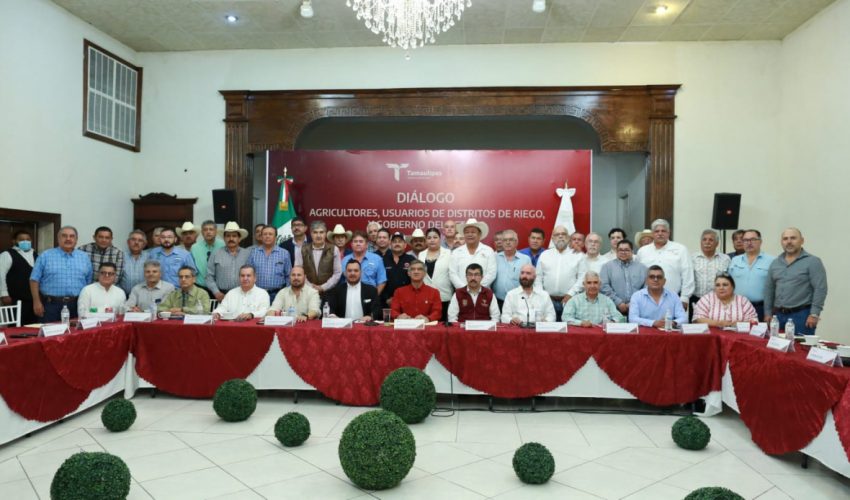 Gobernador gestiona apoyos federales a productores agrícolas