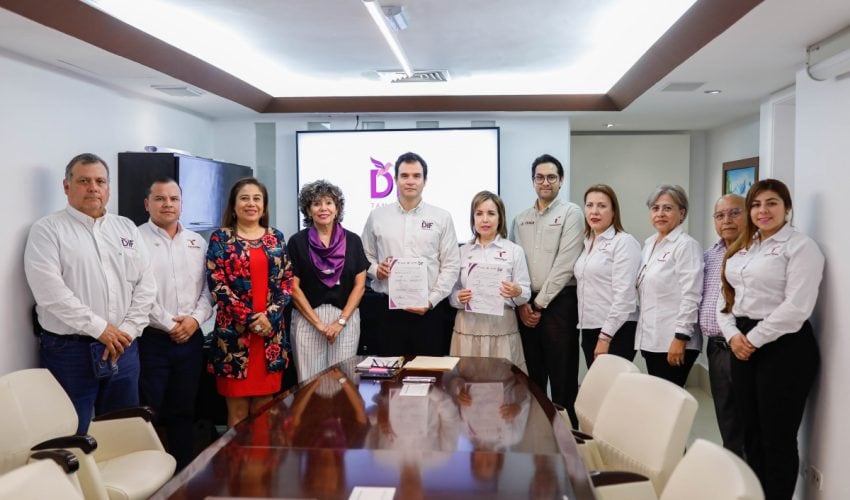 Firma DIF Tamaulipas convenio con el ITACE para capacitar a comunidades marginadas