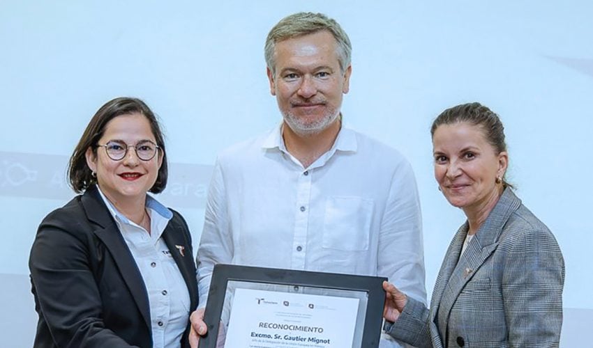 Conferencia magistral del embajador de la Unión Europea en México a estudiantes e investigadores de Tamaulipas