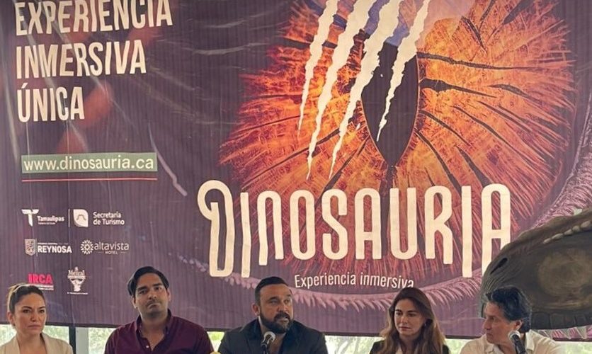 Presentarán en Reynosa «DINOSAURIA… Experiencia Inmersiva»