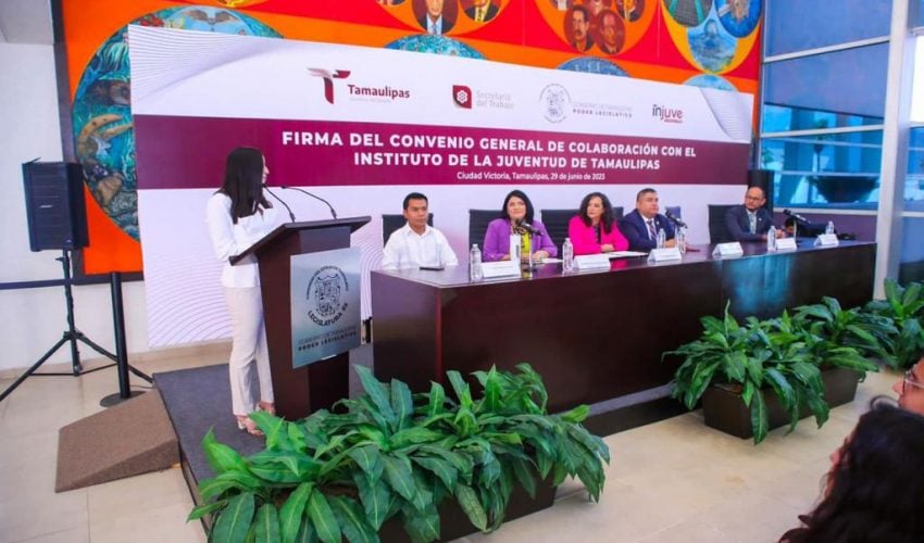 Injuve y Congreso del Estado firman convenio «Transformación Juvenil”