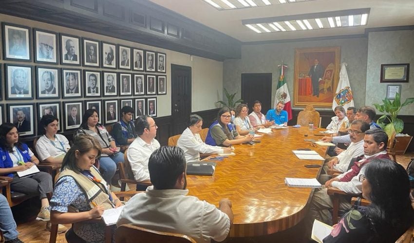 Gobierno de Tamaulipas coordina acciones con organismos internacionales para mejoras en la población migrante