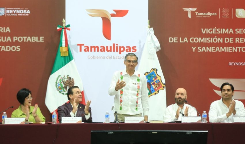 “El agua de Tamaulipas está en buenas manos”, le dicen legisladores federales al gobernador Américo Villarreal